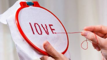 wedding cross stitch image